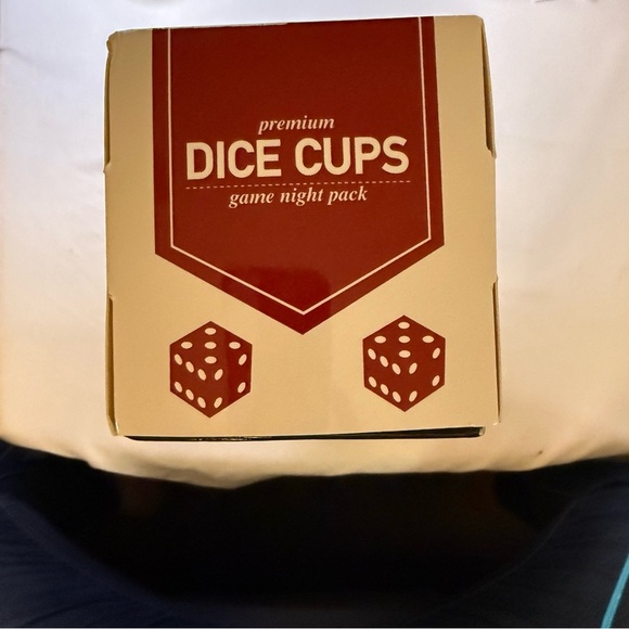 Set Of 5 Brybelly Dice with Dice Shaker Cups Perfect for Casino Night Dice Games - Picture 6 of 7